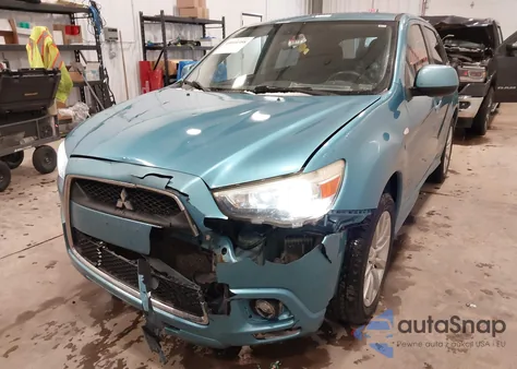 2011 Mitsubishi Outlander Sport Se из США, поврежденный, VIN JA4AR4AUXBZ024818